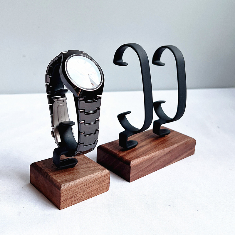 Wooden C‑Shaped Watch Holder,  - огляд і ціна Jewelry And Watches Inc