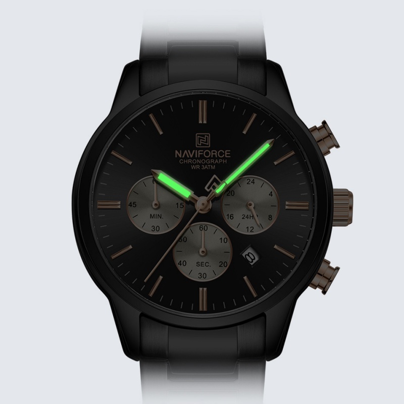 NAVIFORCE Men Quartz Chronogra - огляд і ціна Watch Display Box