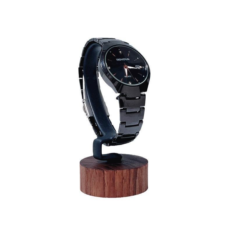 New Wooden C Shaped Watch Disp - огляд і ціна Jewelry And Watches Inc